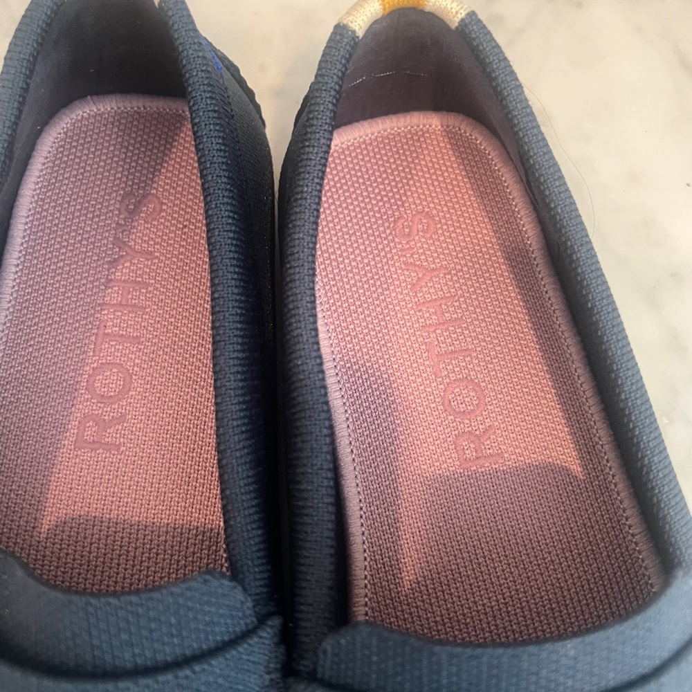 Rothy’s The Driving Loafer in Navy Sz 9.5 New - Picture 4 of 10